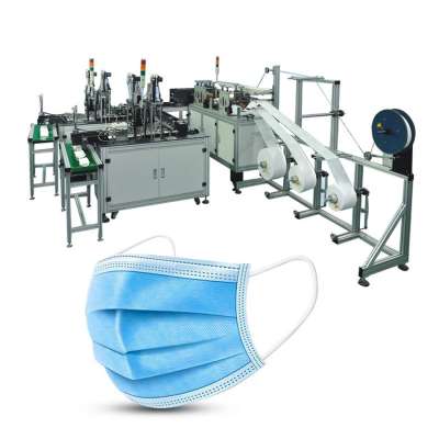 Best Price 1+2 Automatic Mask Making Machine 3ply Disposable Nonwoven Face Mask Machine